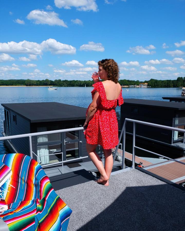 Houseboats Mookerplas Met Dakterras Middelaar Dış mekan fotoğraf